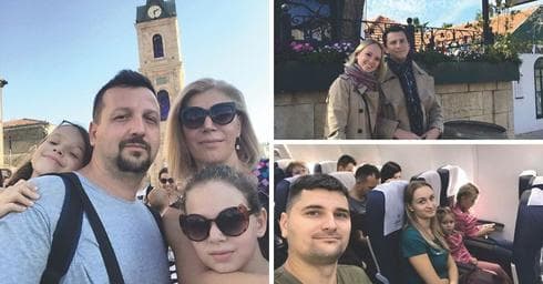 משפחת צ'ופרין, רודנקו ודיקין | צילום: מהאלבום המשפחתי