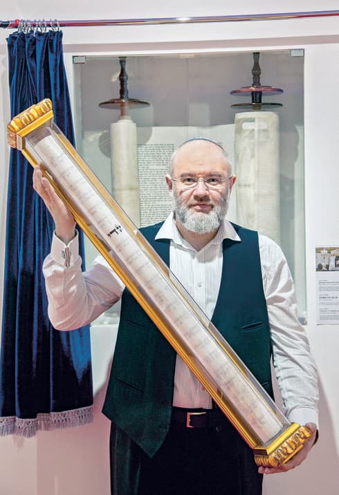 בורשבסקי. "קיבלתי המון מחמאות מרבנים" | צילום: יקטרינה סובולווה, המוזיאון לקליגרפיה מודרנית