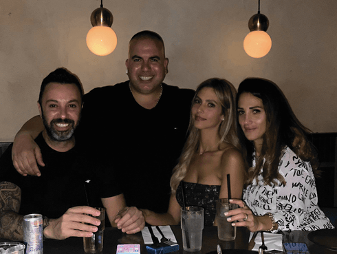 נרקיס ואשתו, שי ומורן עזרא. צילום: פרטי