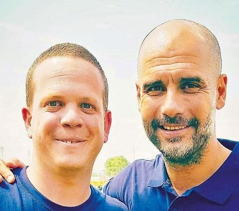 בפגישה עם פפ גווארדיולה