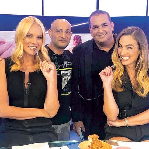 איפראימוב בתוכנית "גלית ואילנית" | צילום פרטי