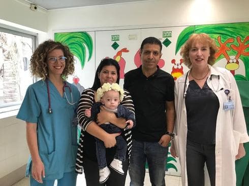 משפחת כתריאל, ד"ר מורן בסכס וד"ר ענת אורון | צילום באדיבות וולפסון