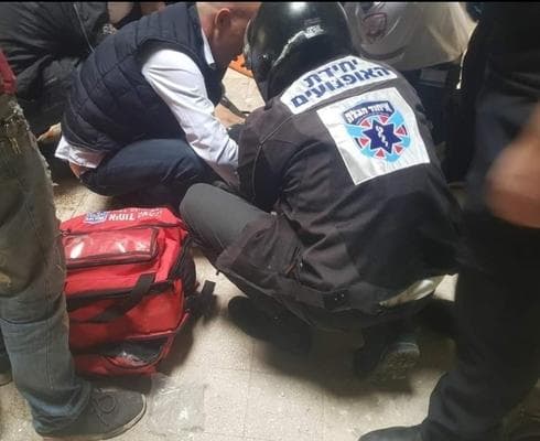 מהתאונה במודיעין | צילום: מתנדבי איחוד הצלה סניף מודיעין