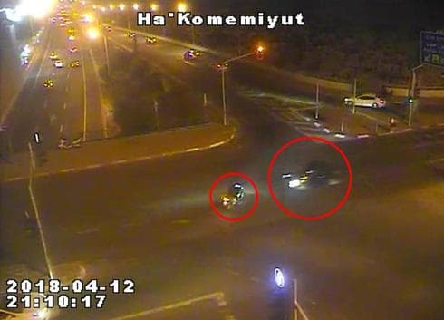 התאונה הקטלנית בצומת הקוממיות-משה דיין | צילום: מתוך ynet