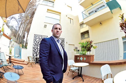 מיקי הווארד במלון. "באר־שבע היא מקום מעולה" | צילום: הרצל יוסף