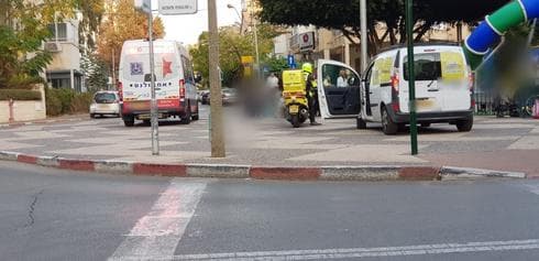 זירת האירוע | צילום: דוברות הצלה פתח תקוה