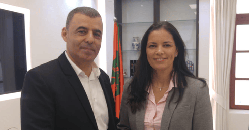 ספורטה (מימין), וסער | צילום: באדיבות עיריית כפר סבא ספורטה (מימין), וסער | צילום: באדיבות עיריית כפר סבא