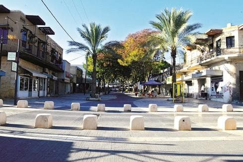 מדרחוב קק"ל בעיר העתיקה בבאר שבע. צילום: הרצל יוסף
