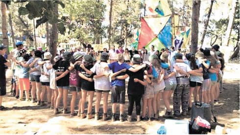 שבט 'עתיד' במחנה קיץ. חוששים מנטישת חניכים | צילום: באדיבות ההורים
