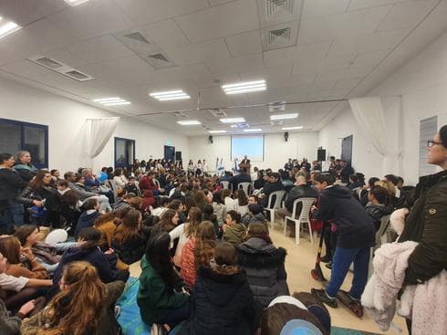 חניכת סניף בני עקיבא בבקעה. צילום: ג'קי לוי