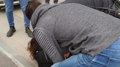 ההשתלטות על המחבלת. צילום: פרטי