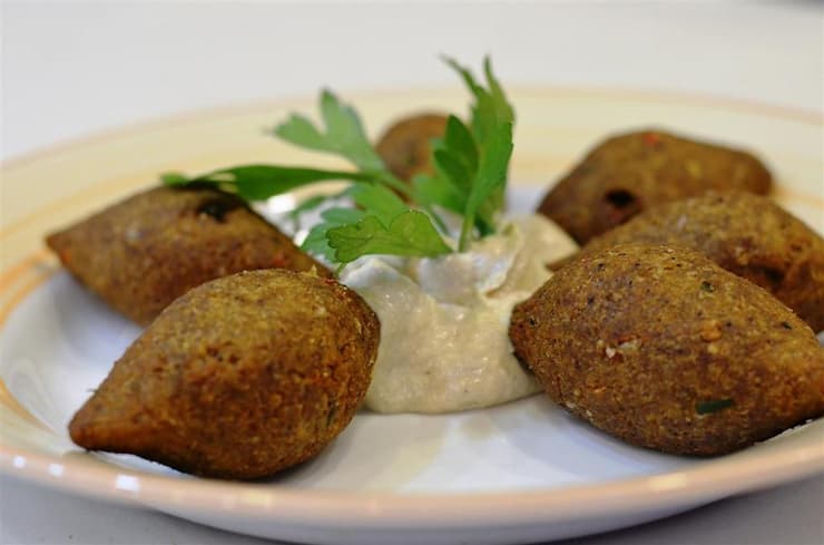 Comida vegana de oriente medio 