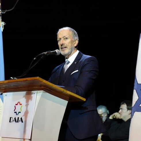 Jorge Knoblovits, presidente de la DAIA. 