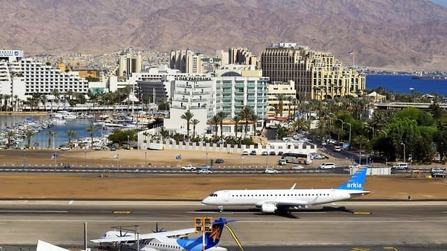 El actualmente cerrado aeropuerto de Eilat 