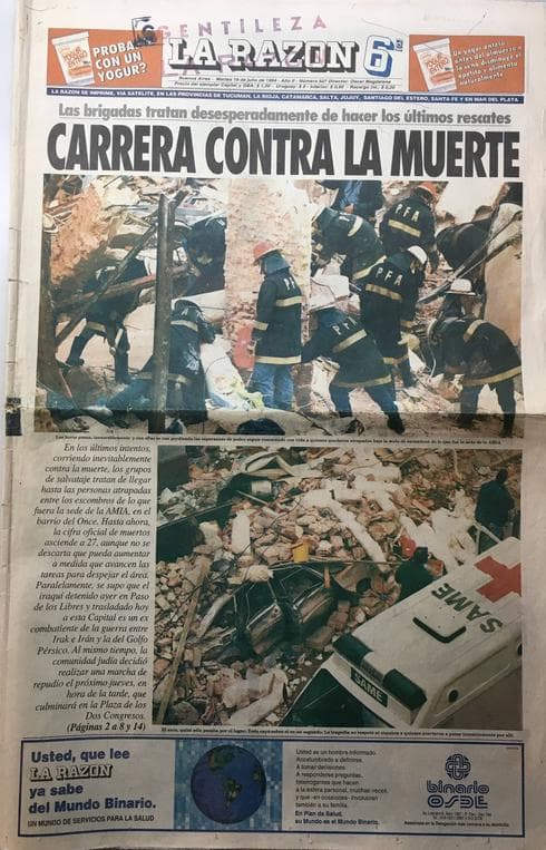La Razón: 19 de julio de 1994
