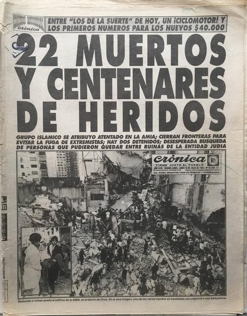Crónica: 18 de julio de 1994