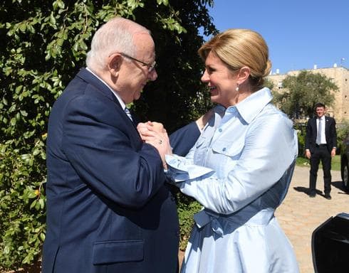 Reuven Rivlin y Kolinda Grabar-Kitarović 