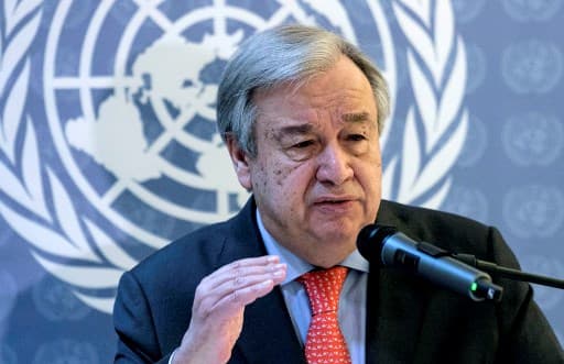 Antonio Guterres tuvo un rol directo en la elección de Saunders. 