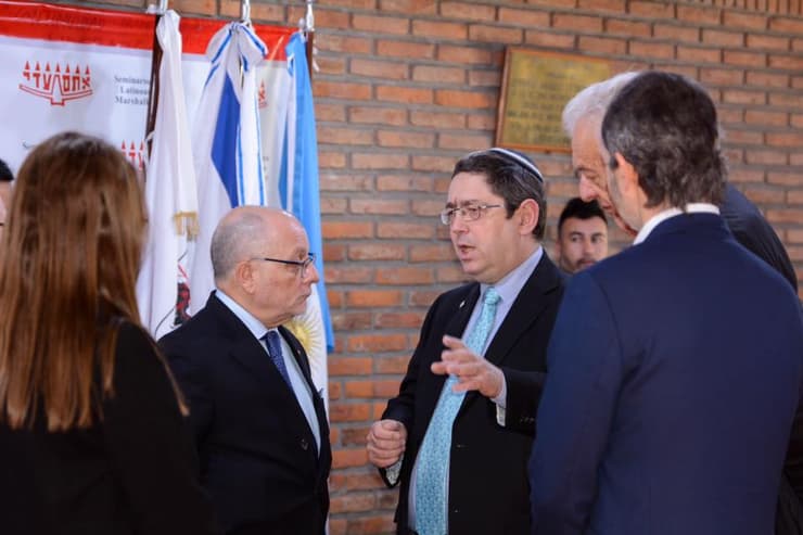 Jorge Faurie visitó el Seminario Rabínico Latinoamericano Marshall T. Meyer 