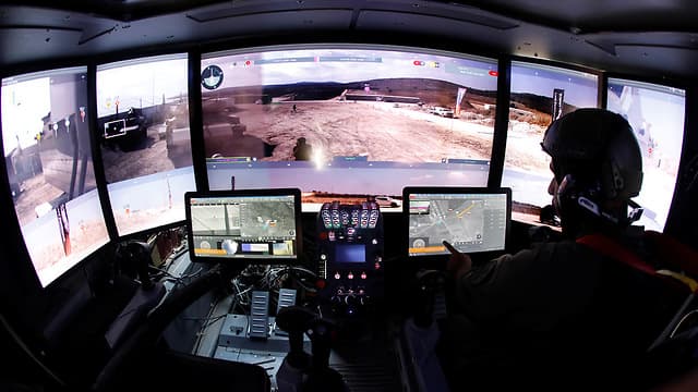 Así será el interior del tanque, que se controlará con pantallas táctiles 