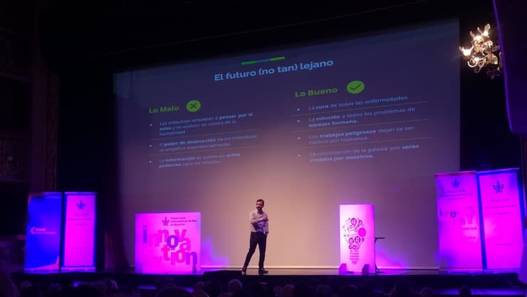 Máximo Cavazzani, creador del exitoso juego "Preguntados" fue uno de los oradores de la jornada. (Ynet) Máximo Cavazzani, creador del exitoso juego "Preguntados" fue uno de los oradores de la jornada