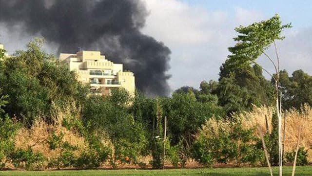 La explosión del extintor en Tel Hashomer 