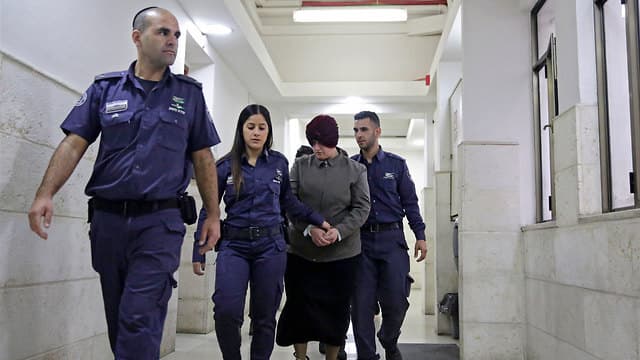 Malka Leifer en la corte en Jerusalem a principios de este año 
