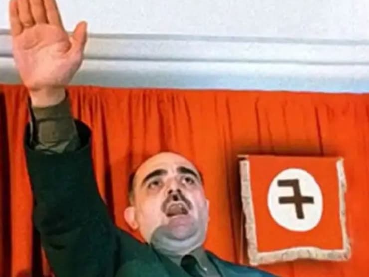 El líder neonazi Alejandro Biondini 