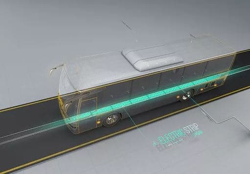 arga inalámbrica que puede ser instalada en rutas para permitir que los vehículos eléctricos se carguen al pasar