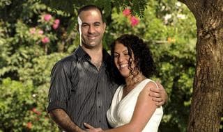 Rotem Languer y su mujer Shely