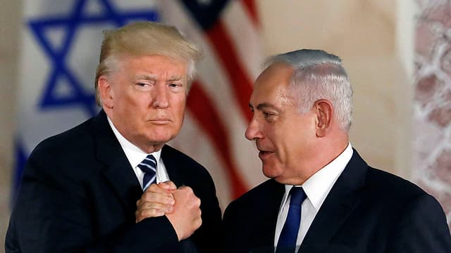 Netanyahu y Trump en Jerusalem