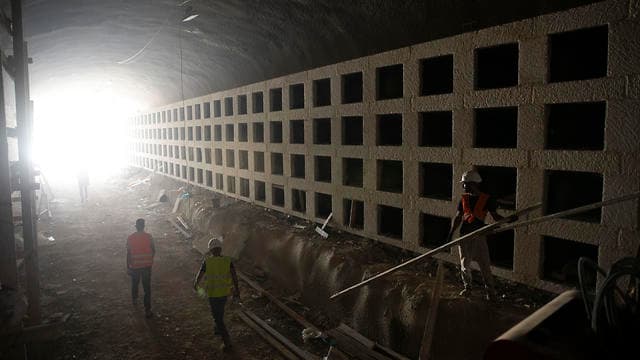 El cementerio albergará 23.000 tumbas