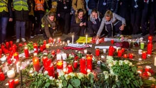 Homenaje a las víctimas del atentado de Bruselas en 2016