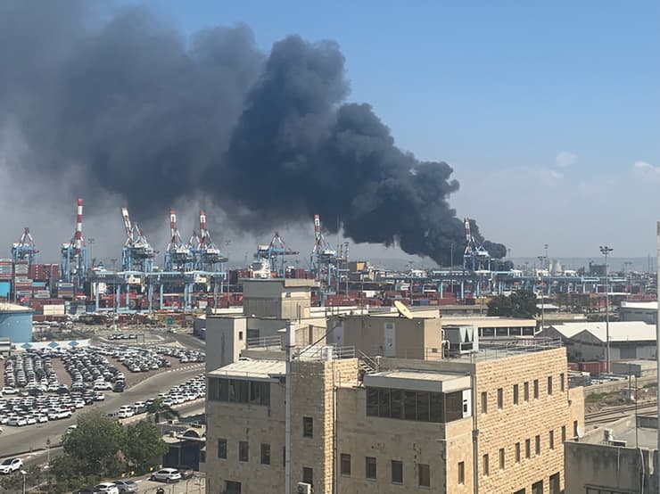 Incendio se desata en Haifa