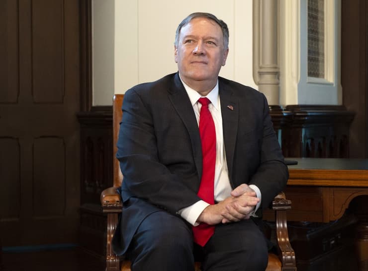 "El presidente Trump ha dicho que estaría feliz de reunirse con los líderes iraníes" (AFP) Mike Pompeo