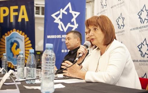 "Cuando declaró la guerra el conflicto estaba terminando, fue un hecho de oportunismo", afirmó Bullrich sobre la postura Argentina en la década del 40 (Ana Laura Álvarez) Bullrich