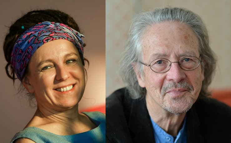 Olga Tokarczuk y Peter Handke 