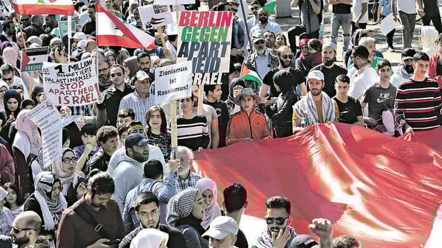 Protesta de BDS en Berlín