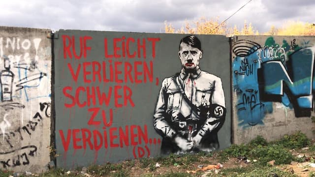 Pintada antisemita cerca de la tumba del rabino Najman en Ucrania