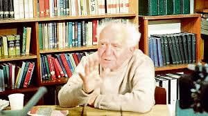 Ben Gurión en su casa de Sde Boker