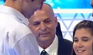Azriel Shilat y Oriá Cohen en el concurso sobre la Torá