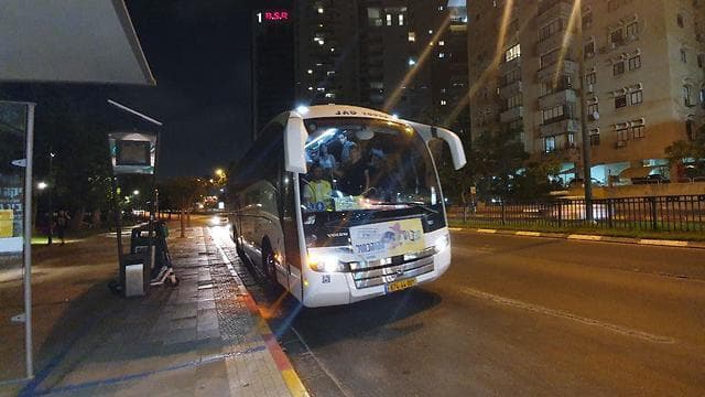 Transporte público en Ramat Gan durante el Shabat