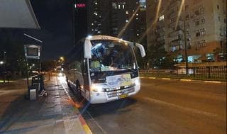 Transporte público en Ramat Gan durante el Shabat