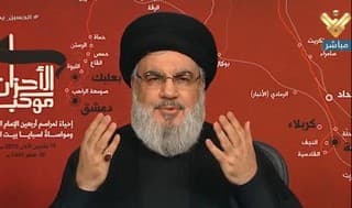 El líder de Hezbollah, Hassan Nasrallah