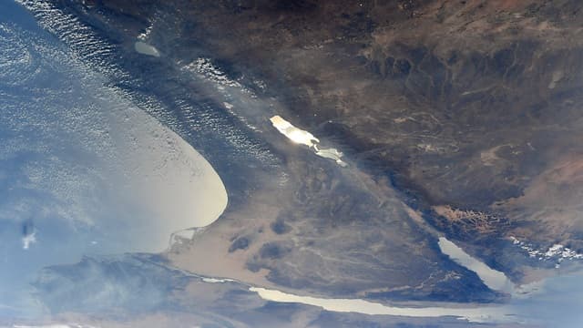 Así se ve Israel desde la estación espacial internacional 