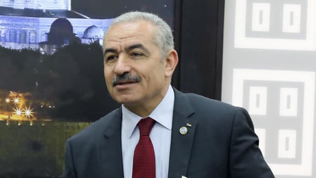 Primer ministro palestino Mohammad Shtayyeh 