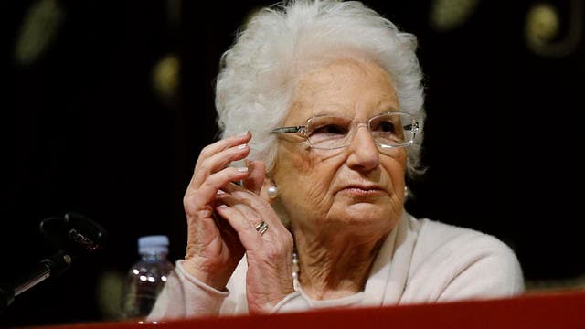 Liliana Segre es atacada en las redes sociales por su condición de judía 