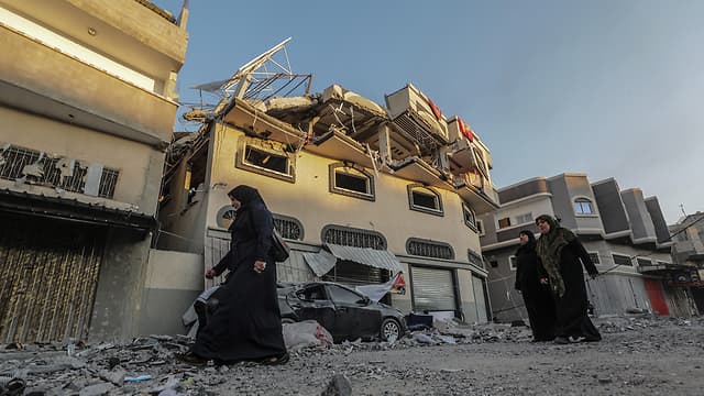 Así quedó la estructura donde se encontraba Abu al-Ata al momento del bombardeo israelí