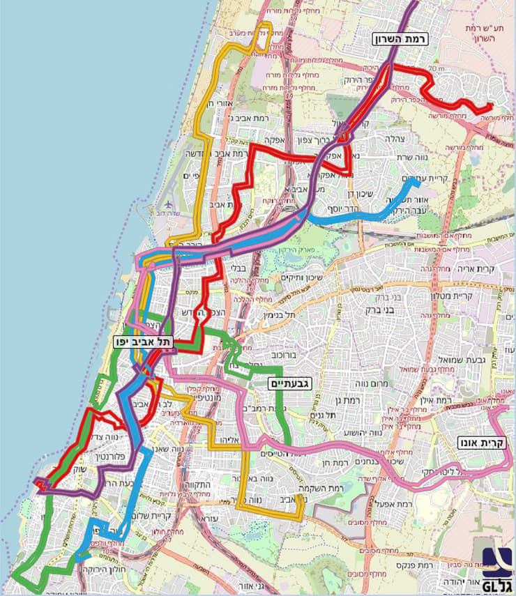 Mapa de las líneas 