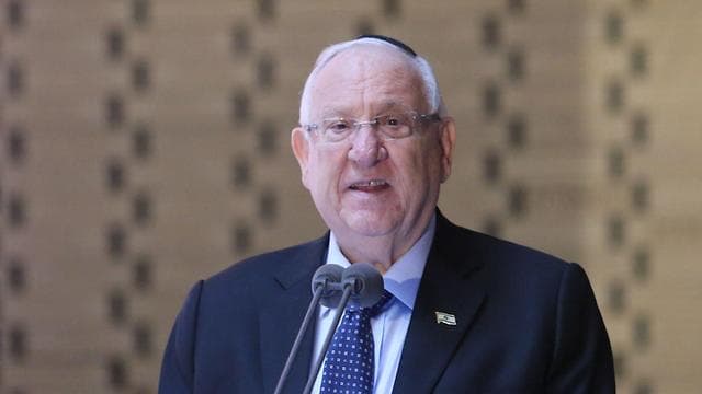Este es el llamado desde la residencia presidencial en Jerusalem al resto del mundo. (Alex Kolombisky) Rivlin